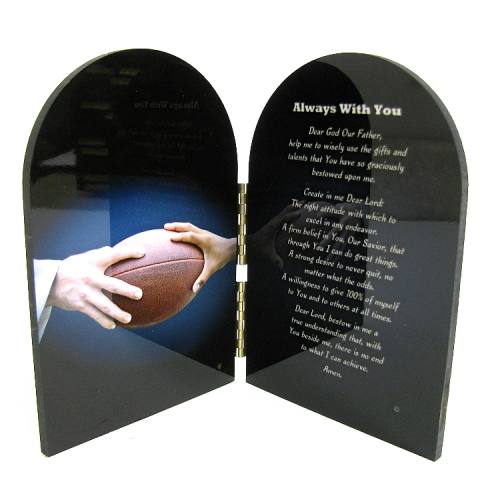 Prayer Plaque Football
