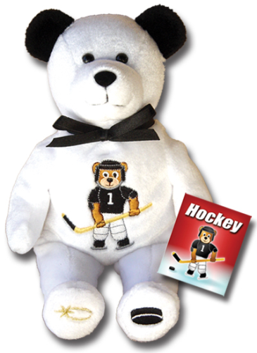 hockey teddy bear